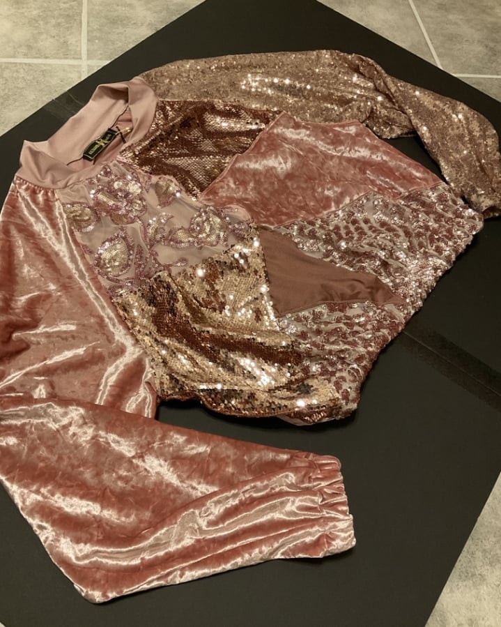Image of Mixed Rose Gold Pullover