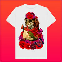 Image 1 of New! Kahlo Kat T-Shirt 