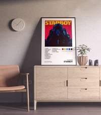Image 2 of The Weeknd - Starboy Album Cover Poster