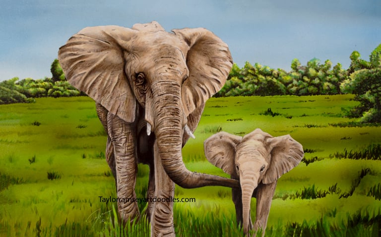 Wildlife Set #1-ELEPHANTS!