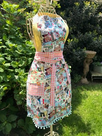Image 5 of Adult Full  Apron, Travel Theme, Multi Color