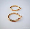 14K Gold Attica Hoops