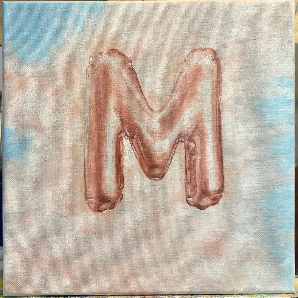 Image of Custom Metallic Balloons ~ Any Initial