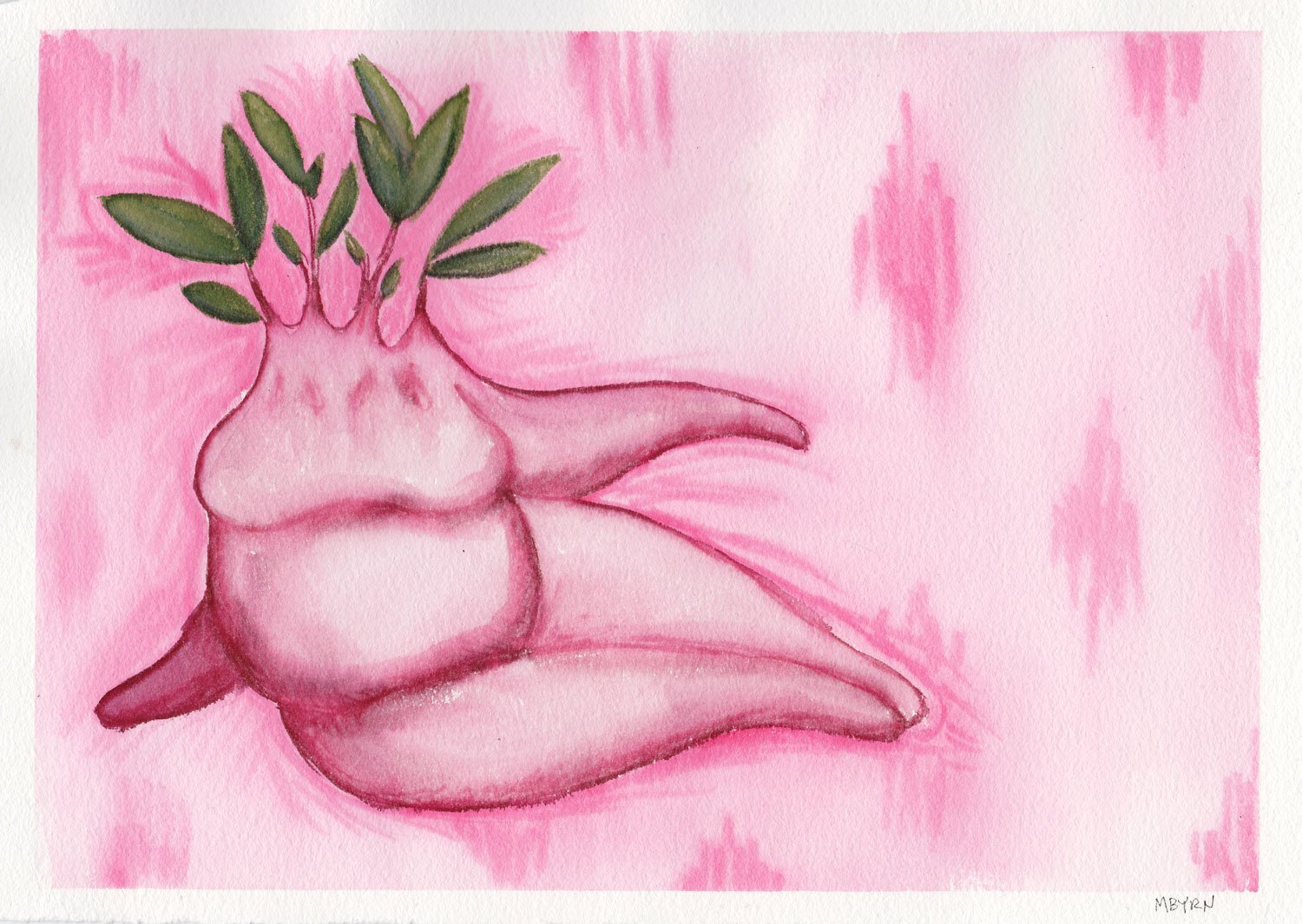 Worship Me Plant Lady in Pink