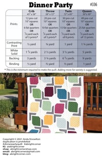 Image 2 of Dinner Party Pattern - PDF Version