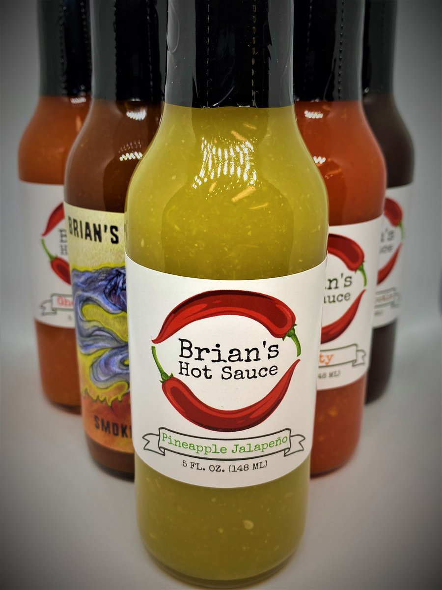 6 Bottle Hot Sauce Variety Pack Brian's Hot Sauce