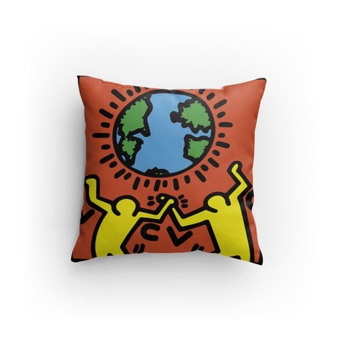 Image of VCVC "let's make the world a better place"  Pillow