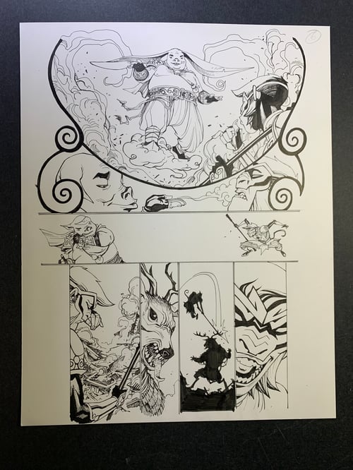 Image of THE MONKEY PRINCE original art pg06