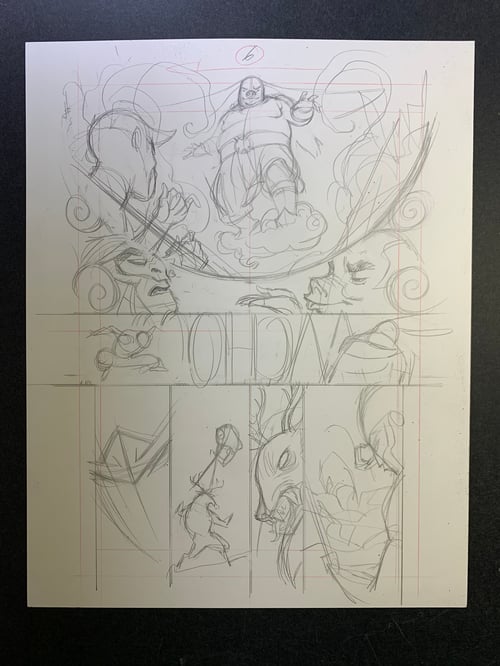 Image of THE MONKEY PRINCE original art pg06