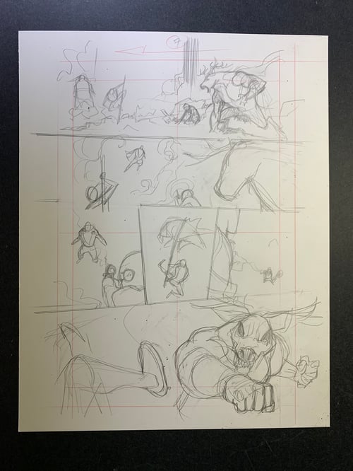 Image of THE MONKEY PRINCE original art pg07