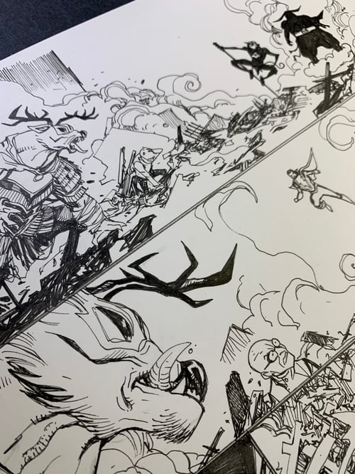 Image of THE MONKEY PRINCE original art pg07