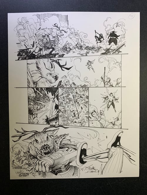 Image of THE MONKEY PRINCE original art pg07