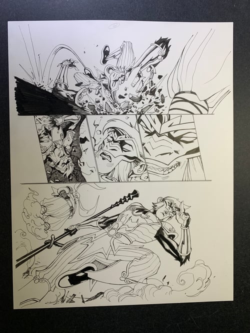 Image of THE MONKEY PRINCE original art pg08