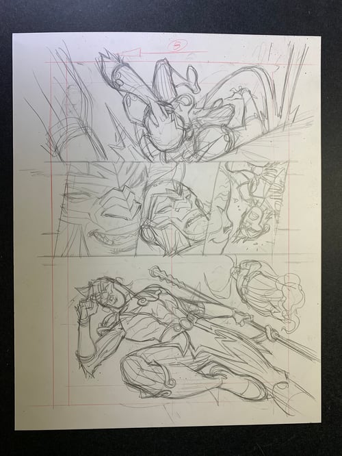 Image of THE MONKEY PRINCE original art pg08