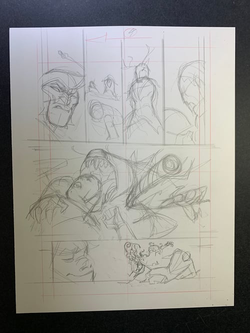 Image of THE MONKEY PRINCE original art pg09