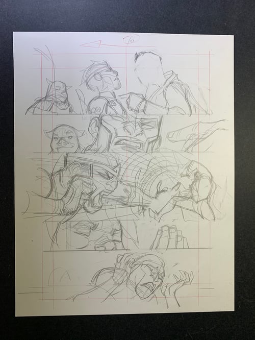 Image of THE MONKEY PRINCE original art pg10