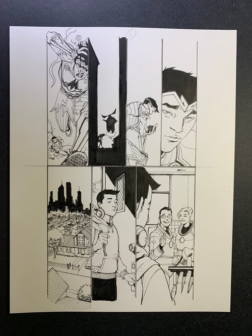 Image of THE MONKEY PRINCE original art pg11