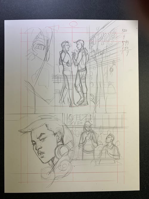 Image of THE MONKEY PRINCE original art pg12