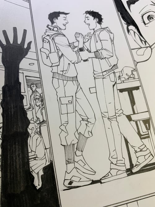 Image of THE MONKEY PRINCE original art pg12