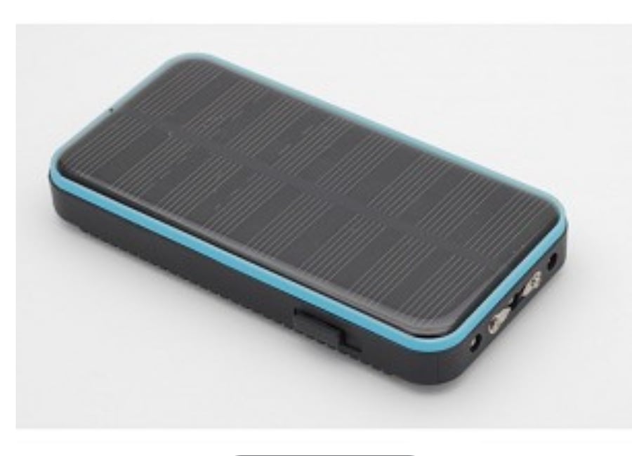 Image of 3 In 1 Solar Rechargeable Stun Gun, Flashlight & Power Bank