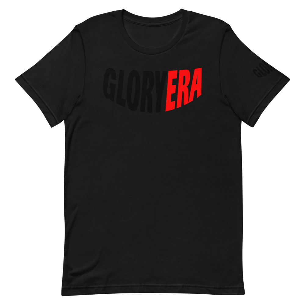 Image of GLORYERA® CREW TEE (BLACK/BLACK/RED)