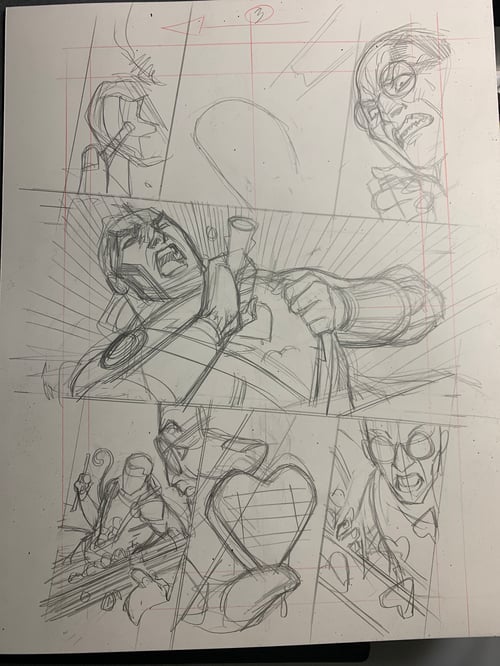 Image of THE MONKEY PRINCE original art pg03