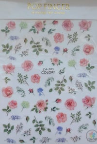 Image 1 of Pink Roses Ca-705 Decals