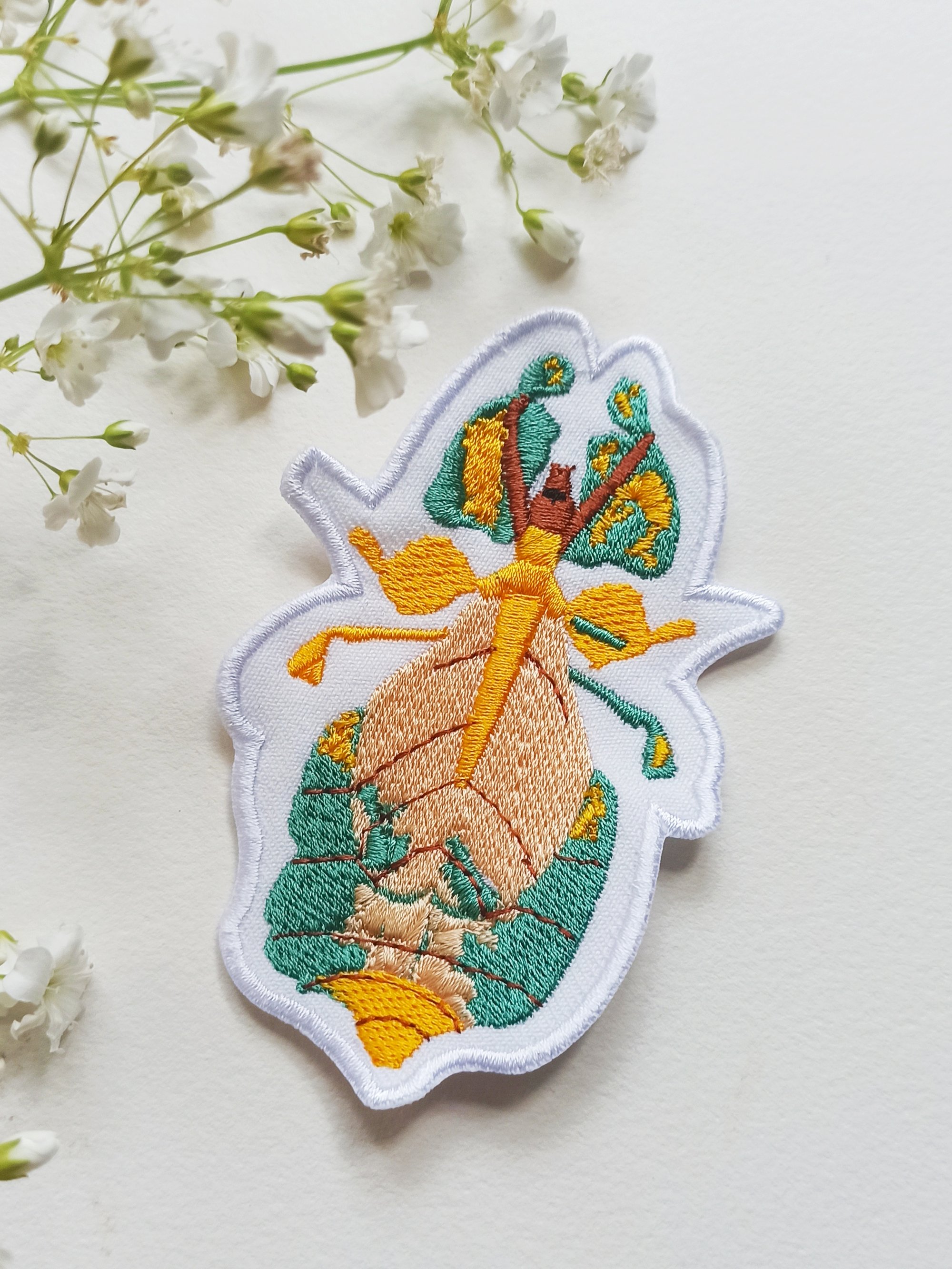 Leaf Insect Patch | Nussay Watercolor