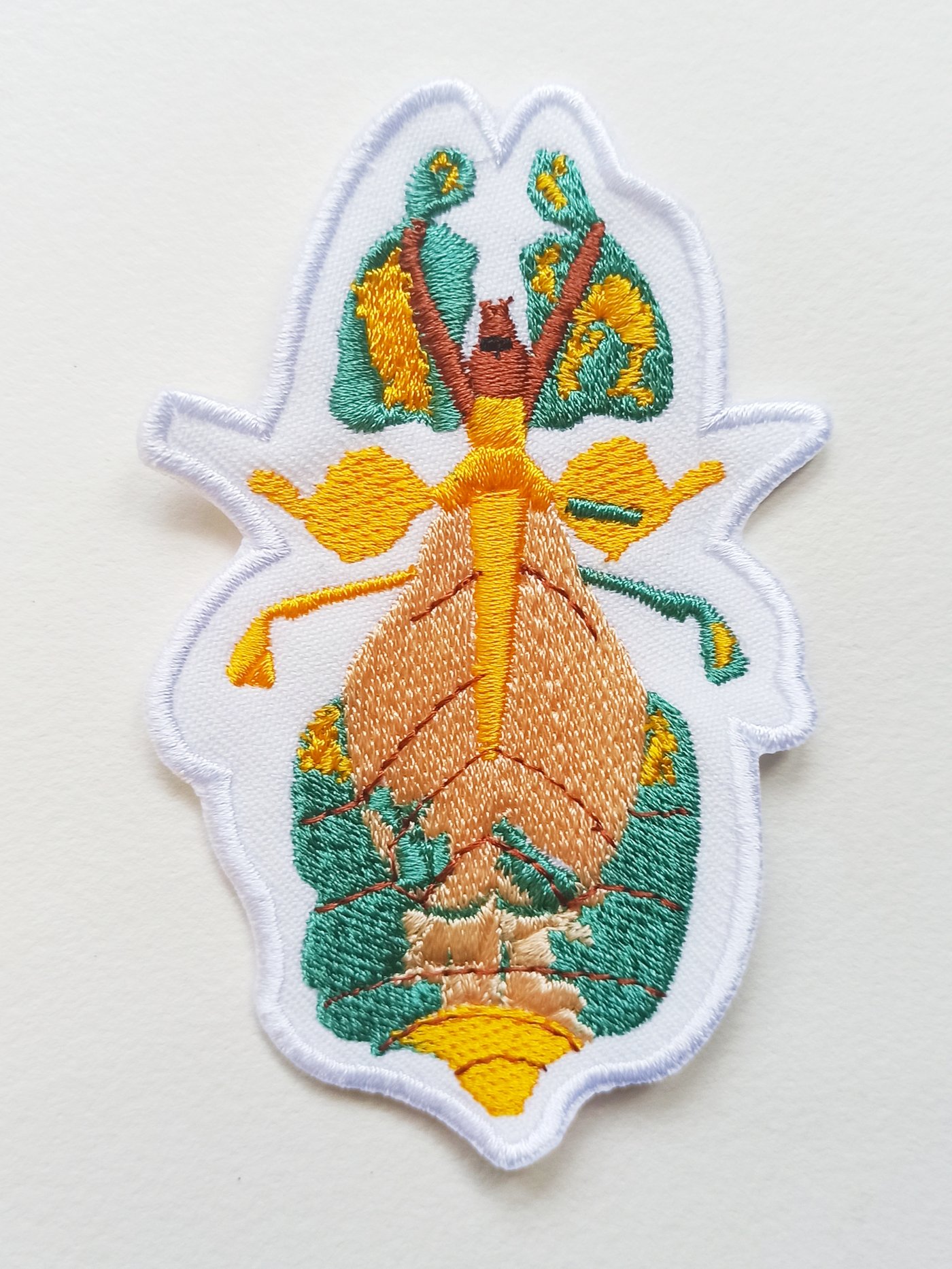 Leaf Insect Patch | Nussay Watercolor
