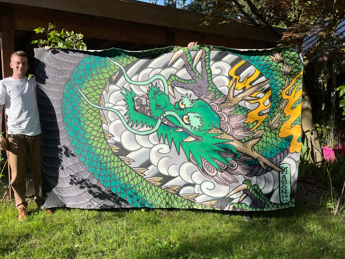 Image of 6’ x 9’ Dragon 