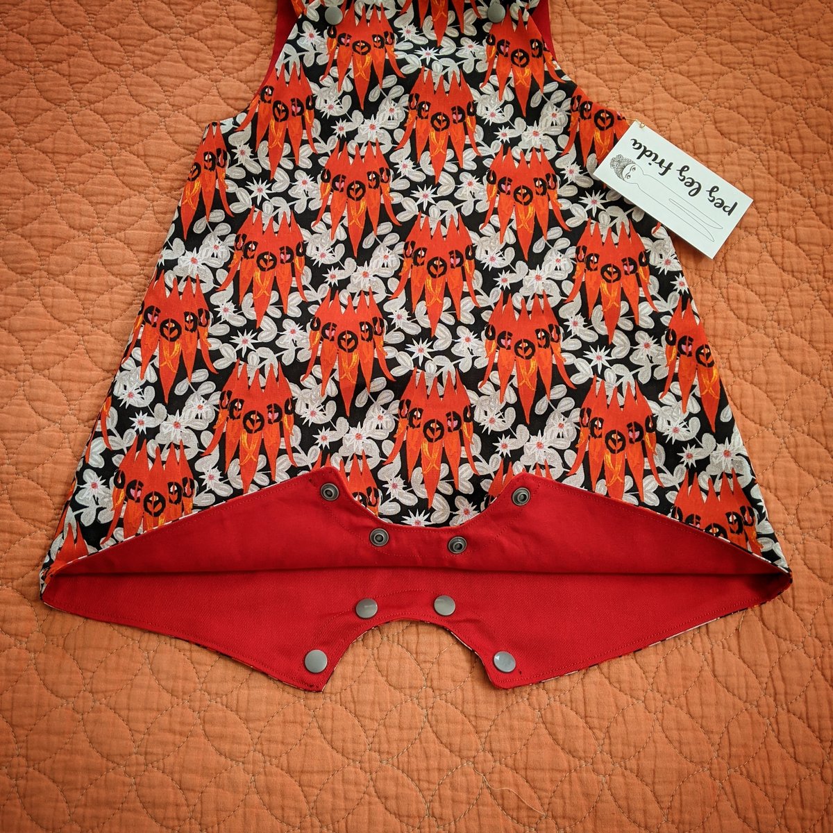 Image of Reversible Shortalls - Desert Pea