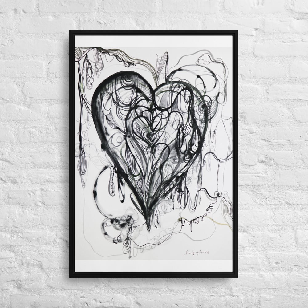 Image of Framed canvas