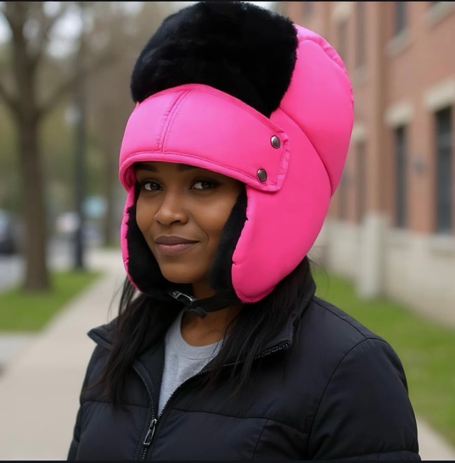 Image of Outdoor Windproof Hats with Face Mask