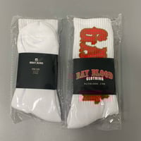 Image 3 of "GANG" socks (white)