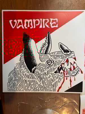 Vampire “die cut bat” 12”