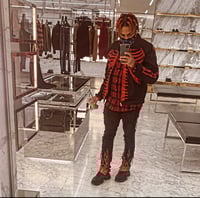 Image 4 of Vamp Red & Black Skeleton Kit Dickie Jacket 