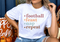 Football, feast, nap, repeat