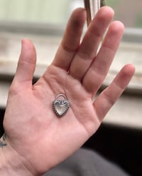 Image 2 of *CUSTOM* Crown Gallery Heart Memorial Necklace