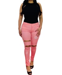 Image 1 of  BEING "EXTRA” SKINNY JEANS