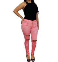 Image 4 of  BEING "EXTRA” SKINNY JEANS