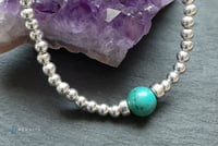 Image 1 of Cara sterling silver and large semi precious stone bracelets bracelets