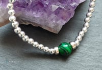 Image 2 of Cara sterling silver and large semi precious stone bracelets bracelets