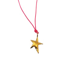 Image 1 of Ziggy star charm with Cord