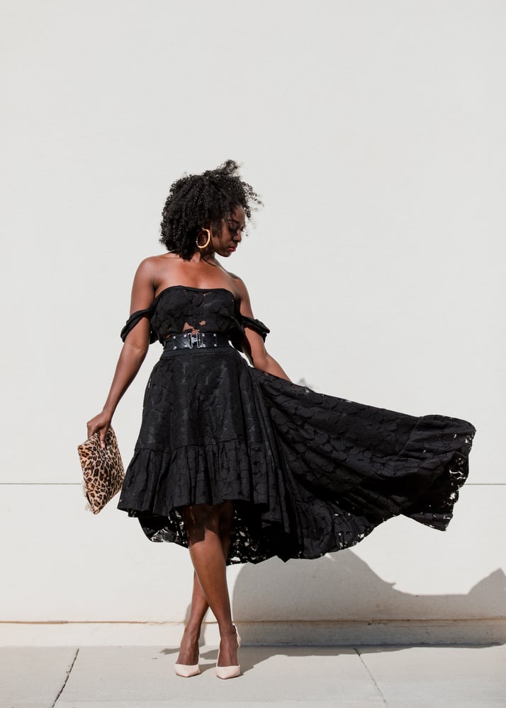 Mademoiselle Black high /low dress / Sumahrie Collections Boutique Mademoiselle Black high /low dress / Sumahrie Collections Boutique