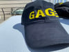Under Armor Black Unstructrured Relaxed Gage Solid Gold Logo Hat