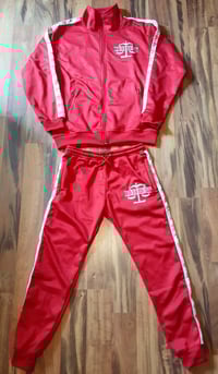 Image 1 of RED "DIFFERENT" TRACKSUIT