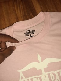 Image 3 of Pink & White "DIFFERENT" t-shirt
