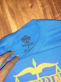 Image 3 of Blue & Orange "DIFFERENT" t-shirt