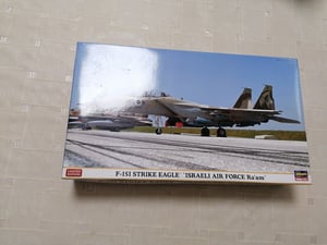Image of HASEGAWA 1/72 F-15I STRIKE EAGLE ISRAELI AIR FORCE RAAM 01950 LIMITED EDITION 