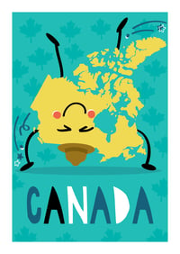 Canada Map Print